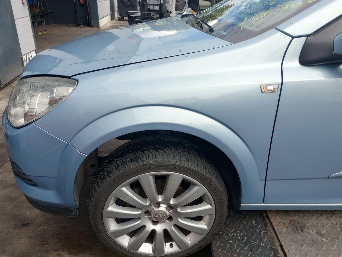 Opel Astra H TwinTop orig Kotflügel links Fahrerseite Z21C Aeroblau Bj 2008