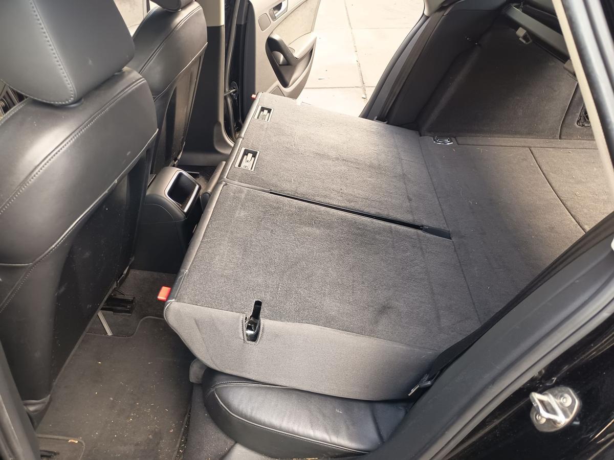 Audi A4 B8 8K original R&uuml;cksitzbank geteilt Alcantara/Leder soulschwarz Bj2009
