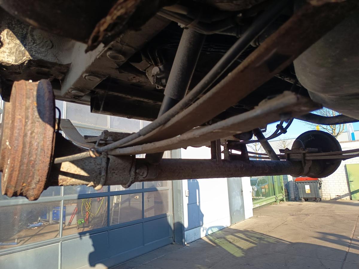 VW Caddy 9K original Hinterachse Tr&auml;ger trommelgebremst 164tkm Bj 2003