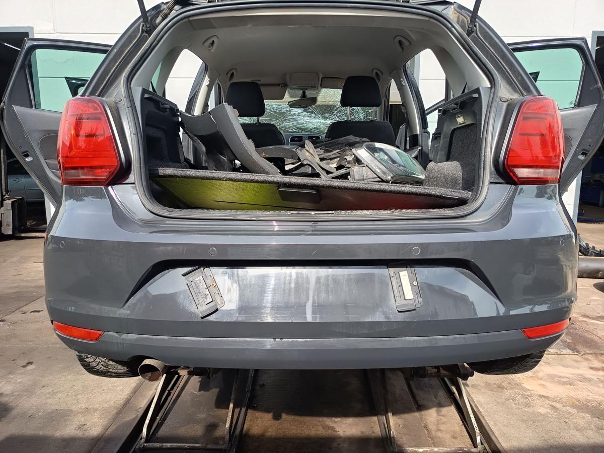 VW Polo V 6C original Sto&szlig;stange F&auml;nger hinten Heck I7F Uranograu Bj 2014