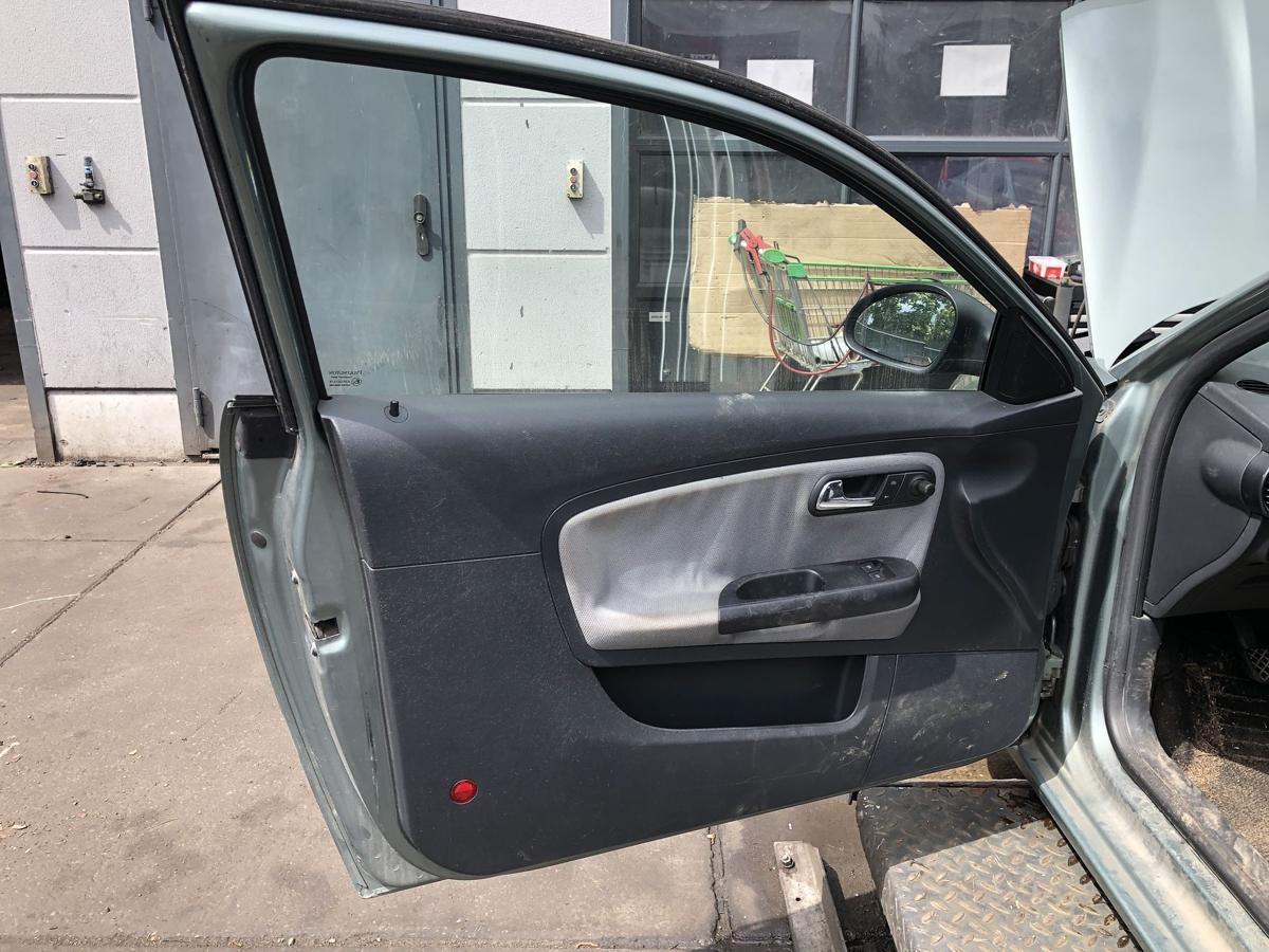 Seat Ibiza 6L original Tür links Fahrer S6M Sierragrün Bj 2003