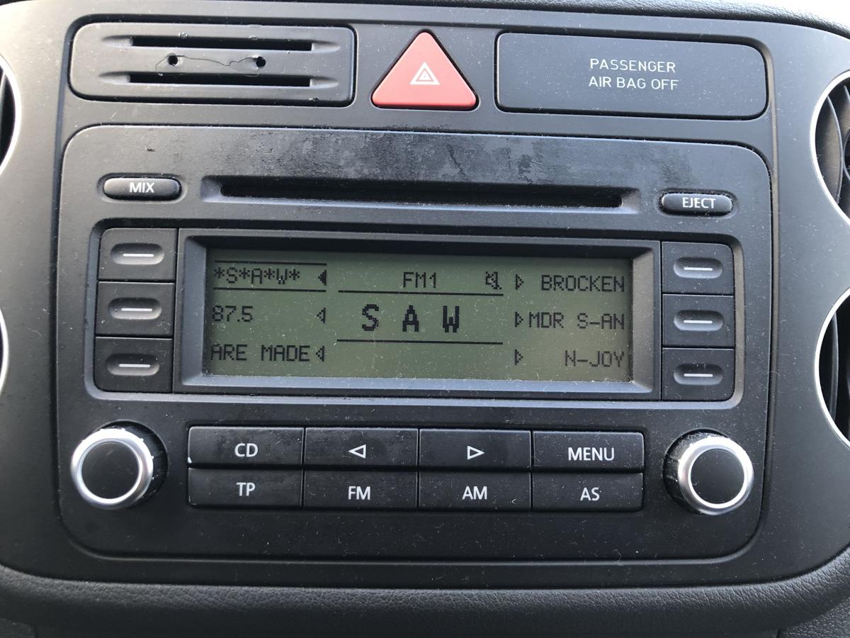 VW Golf Plus 5M Radio RCD300 Autoradio 5M0035186A mit Radiocode CS Player