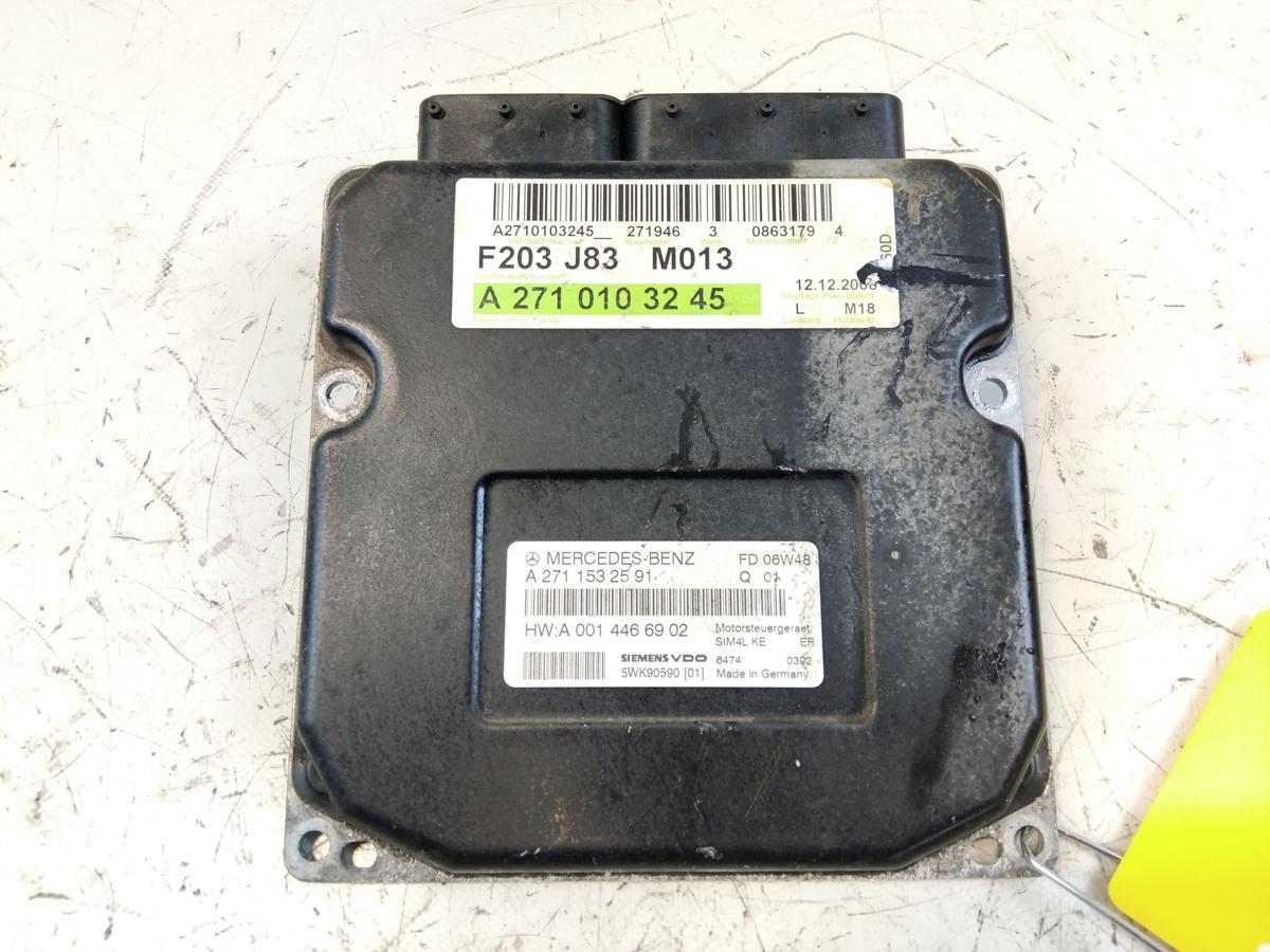 Mercedes C180 Kompressor 203 Motorsteuerger&auml;t 1.8 105kw 271946 Bj.2007