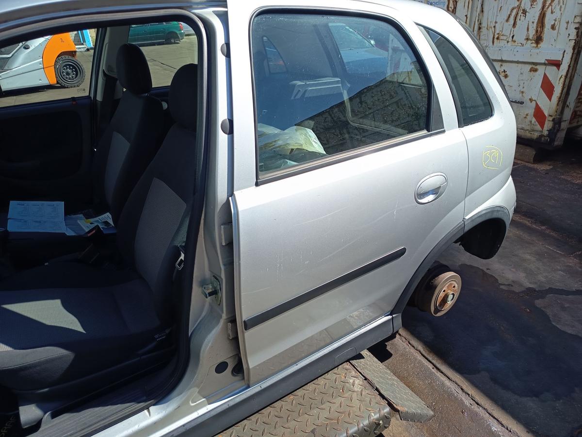 Opel Corsa C original T&uuml;r hinten links Fond Z157 Starsilber Bj 2005
