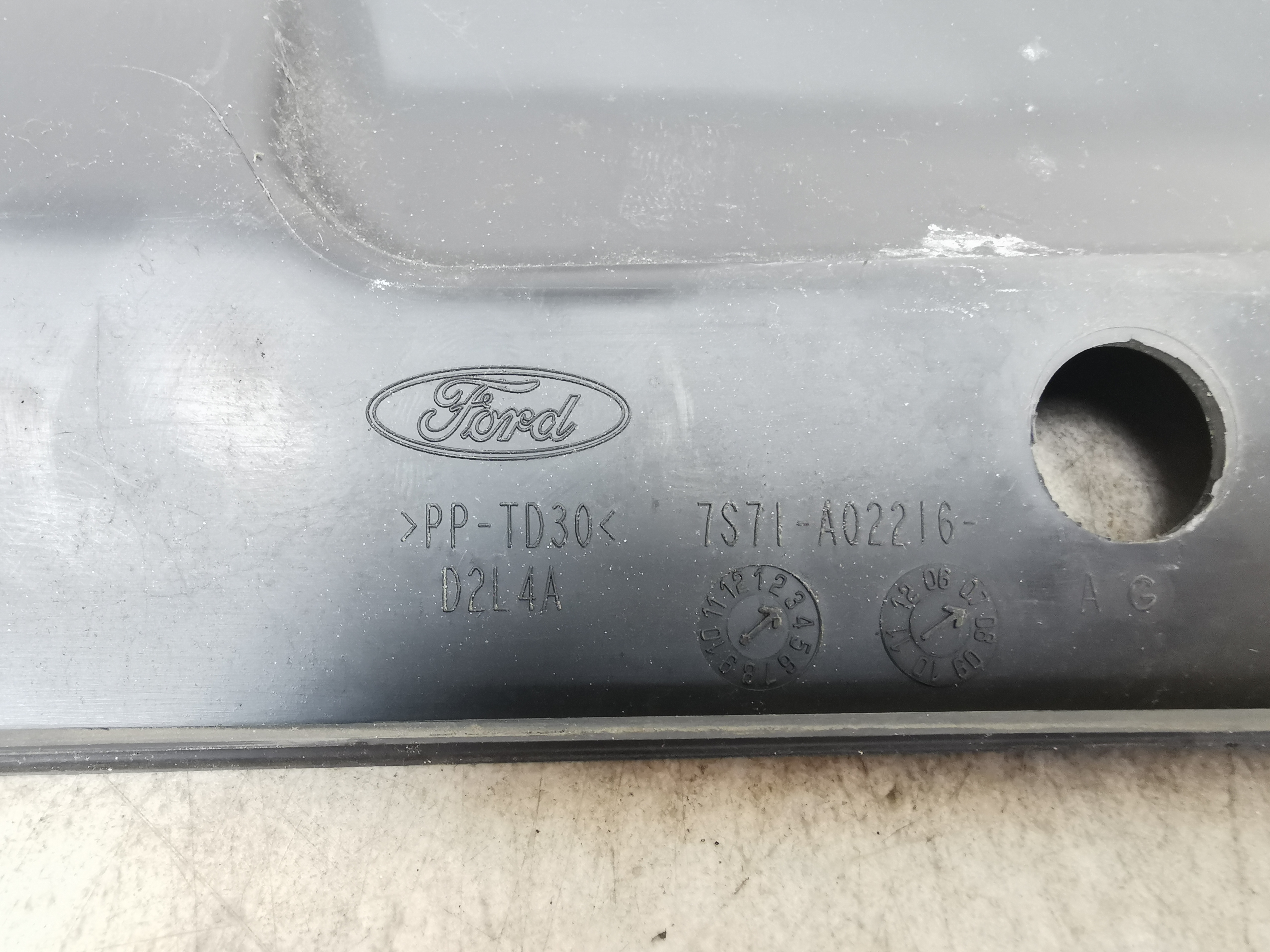 Ford Mondeo MK4 07-10 Abdeckung Wasserkasten Windlauf 7S71A02216