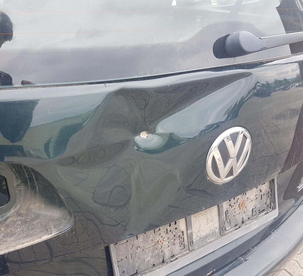 VW Touran 1T3 Heckklappe Heckdeckel in LD6W Veneziengr&uuml;n Bj2013