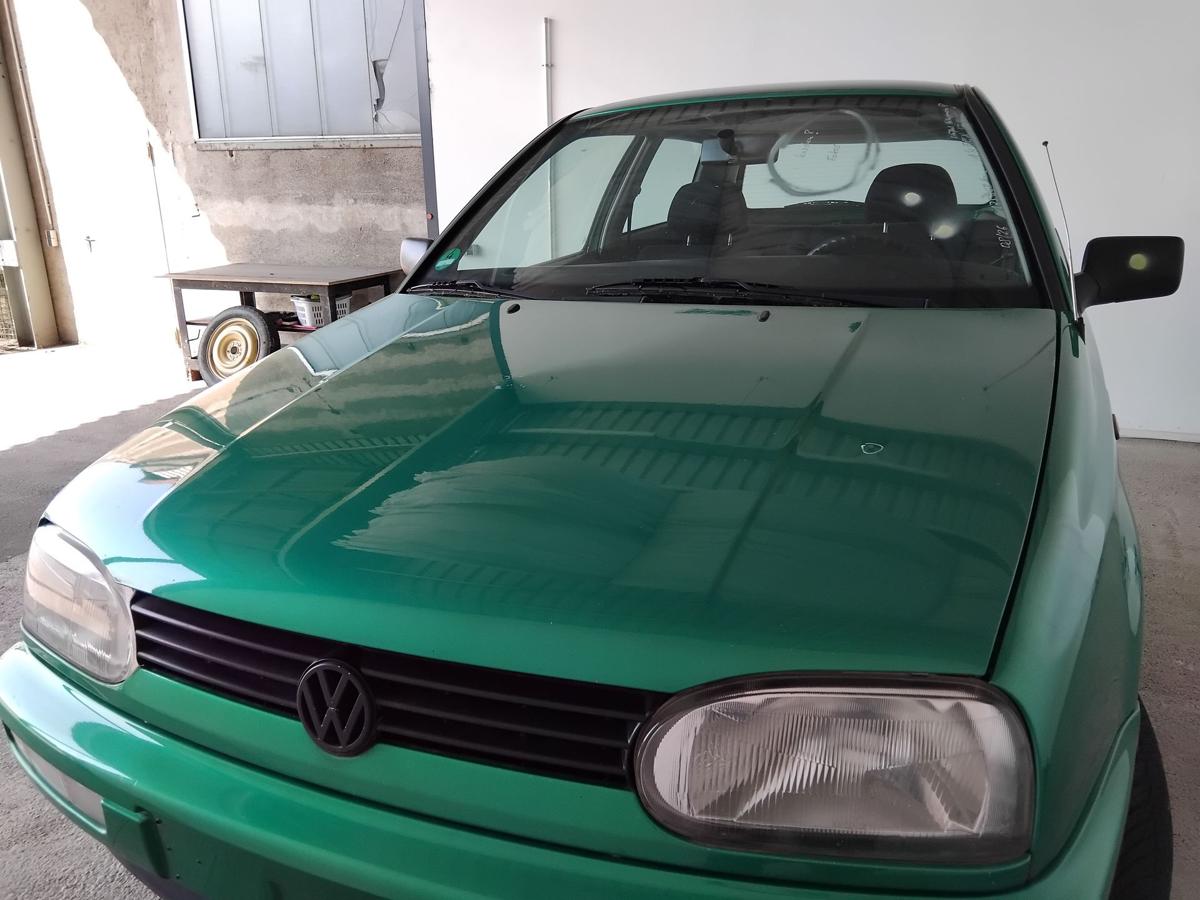 VW Golf 3 1H Motorhaube Deckel vorn LD6P fashiongr&uuml;nmetallic BJ1995