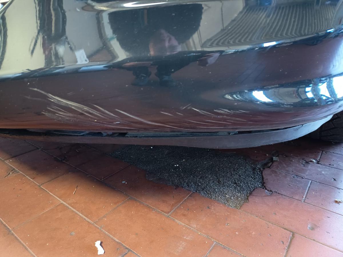 Peugeot 308 I original Sto&szlig;stange vorne KTG Hurricane Grau Bj 2008
