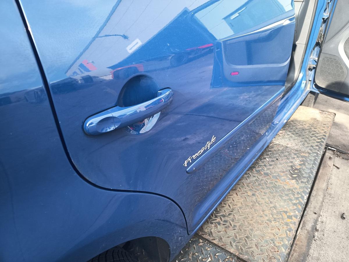VW Touran GP 1T original T&uuml;r hinten rechts Fond Rohbau L5M Indienblau Bj 2009