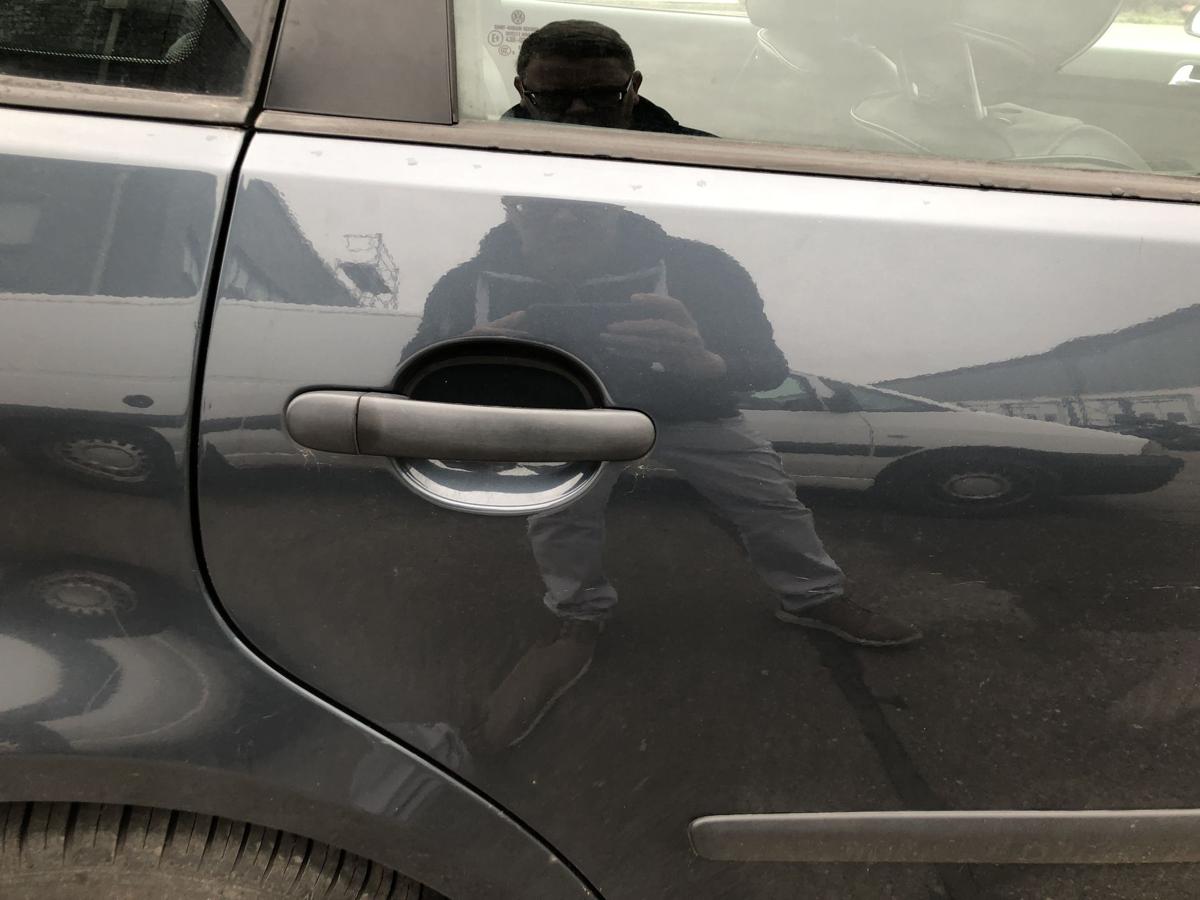 VW Polo 9N3 T&uuml;r hinten rechts Fondt&uuml;r im Rohbau LC7V grau auch 9N1