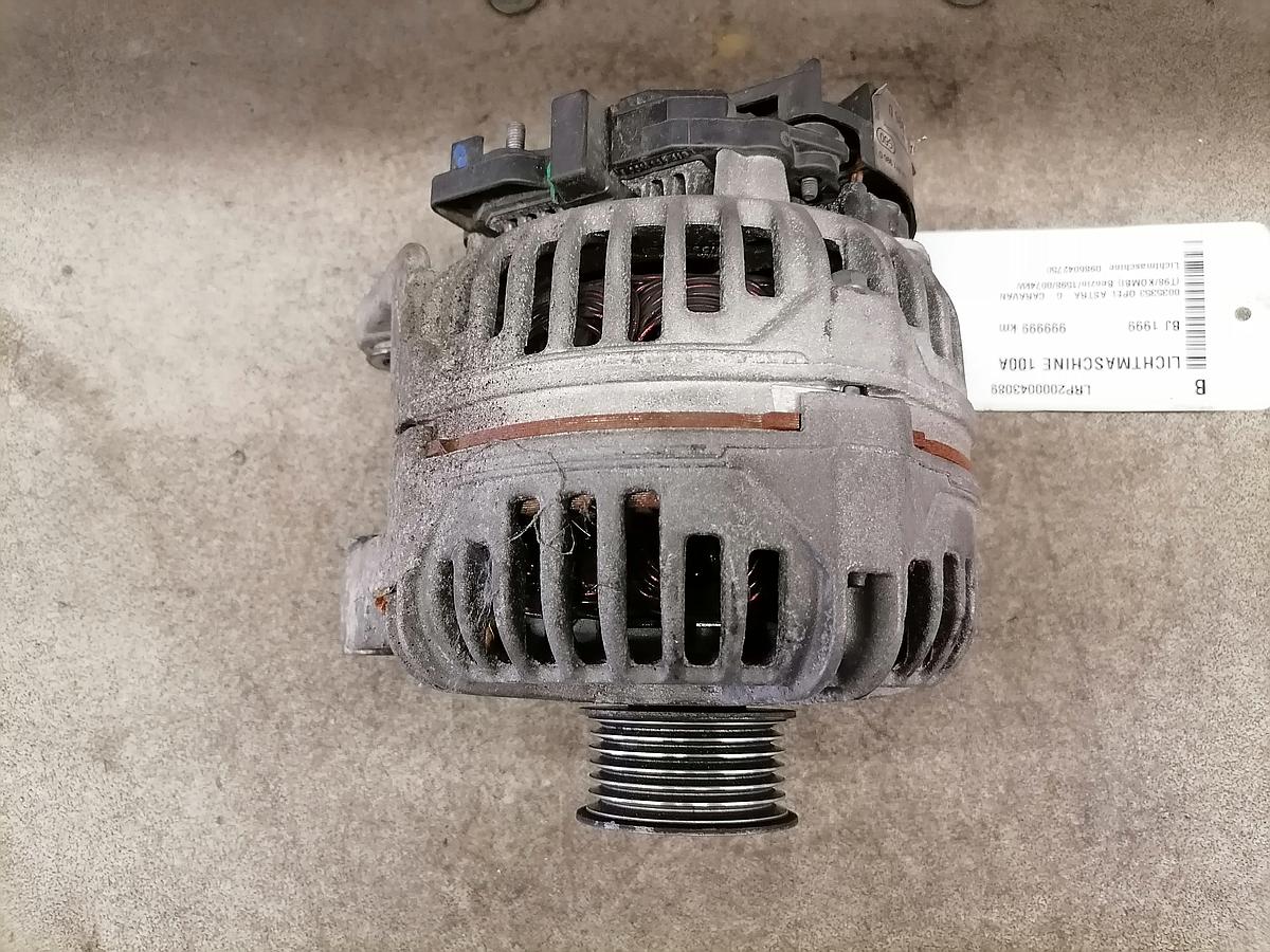 Opel Astra (G) Lichtmaschine 1.6l 74KW Generator 100A Bosch 0986042750 BJ99