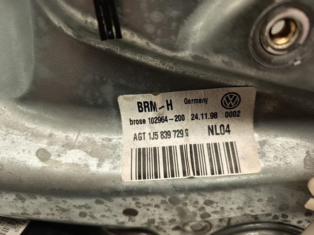VW Bora Golf IV Fensterheber hinten links 1J5839729G Fond mit Motor 1J4959811C