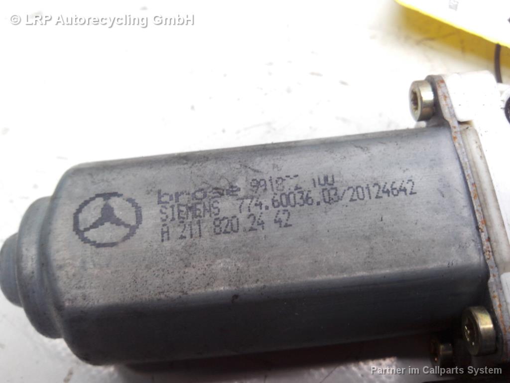 Mercedes Benz E-Klasse W211 BJ2002 Fensterhebermotor hinten rechts A2118202442