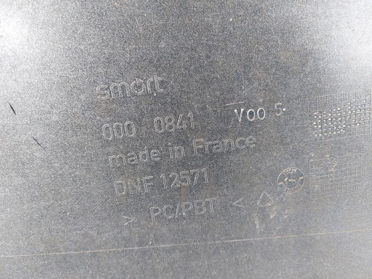 Smart ForTwo 450 Cabrio T&uuml;rpaneel vorn links T&uuml;rbeplankung EAD Silber metallic