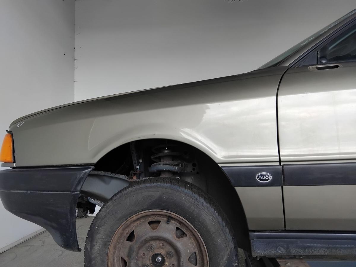 Audi 80 B3 Typ 89 original Kotfl&uuml;gel vorn links LY6U Papyrusmetallic BJ1991