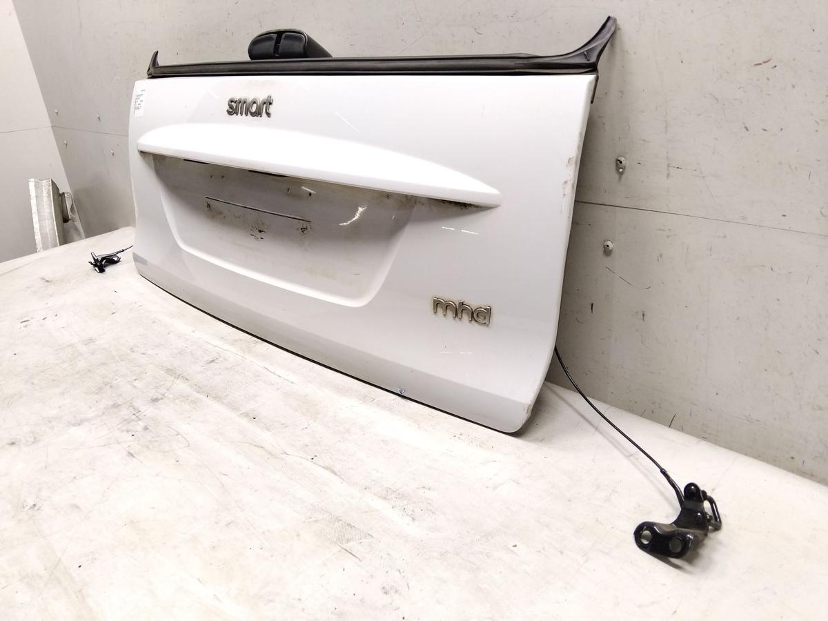 Smart Fortwo 451 original Heckklappe Unterteil mit Beplankung weiss BJ2009