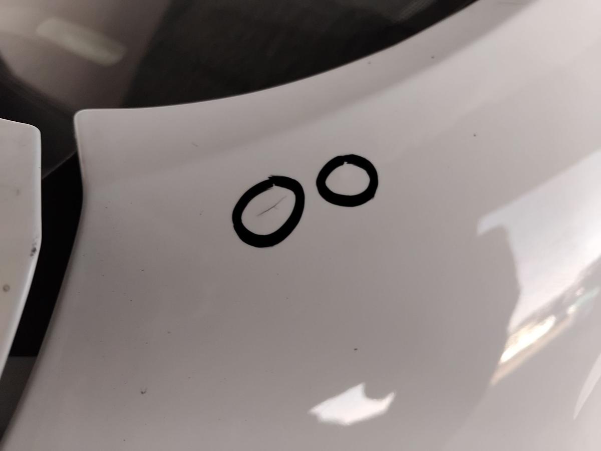 Skoda Citigo original Kotfl&uuml;gel vorn links LB9A Candywei&szlig; BJ2017