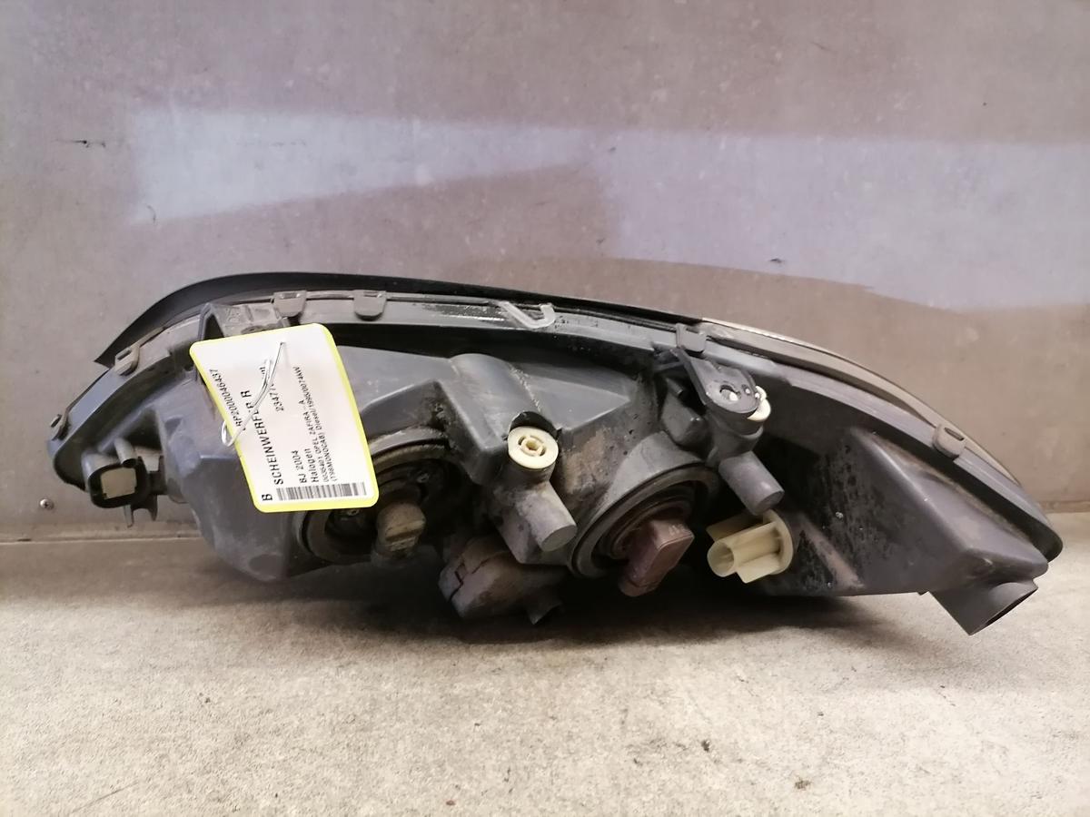 Opel Zafira A Scheinwerfer rechts vorn Halogen Lampe BJ04