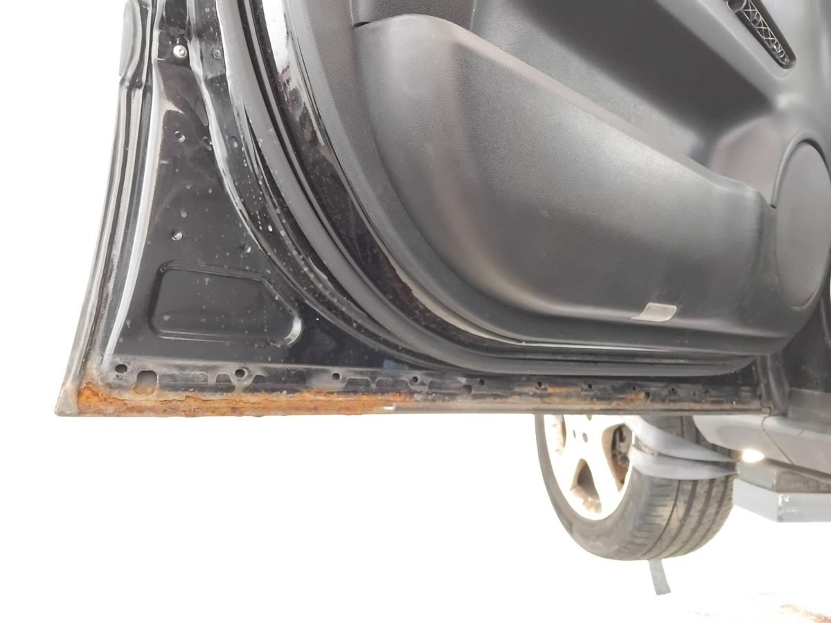 Mercedes ML164 Tür vorn links Fahrertür ROST BJ2006 197 obsidianschwarzmetallic