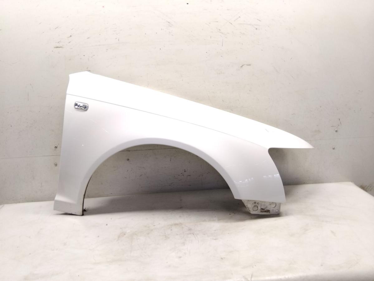 Audi A6 4F original Kotfl&uuml;gel vorn rechts Alu ibisweiss LY9C Bj.2008