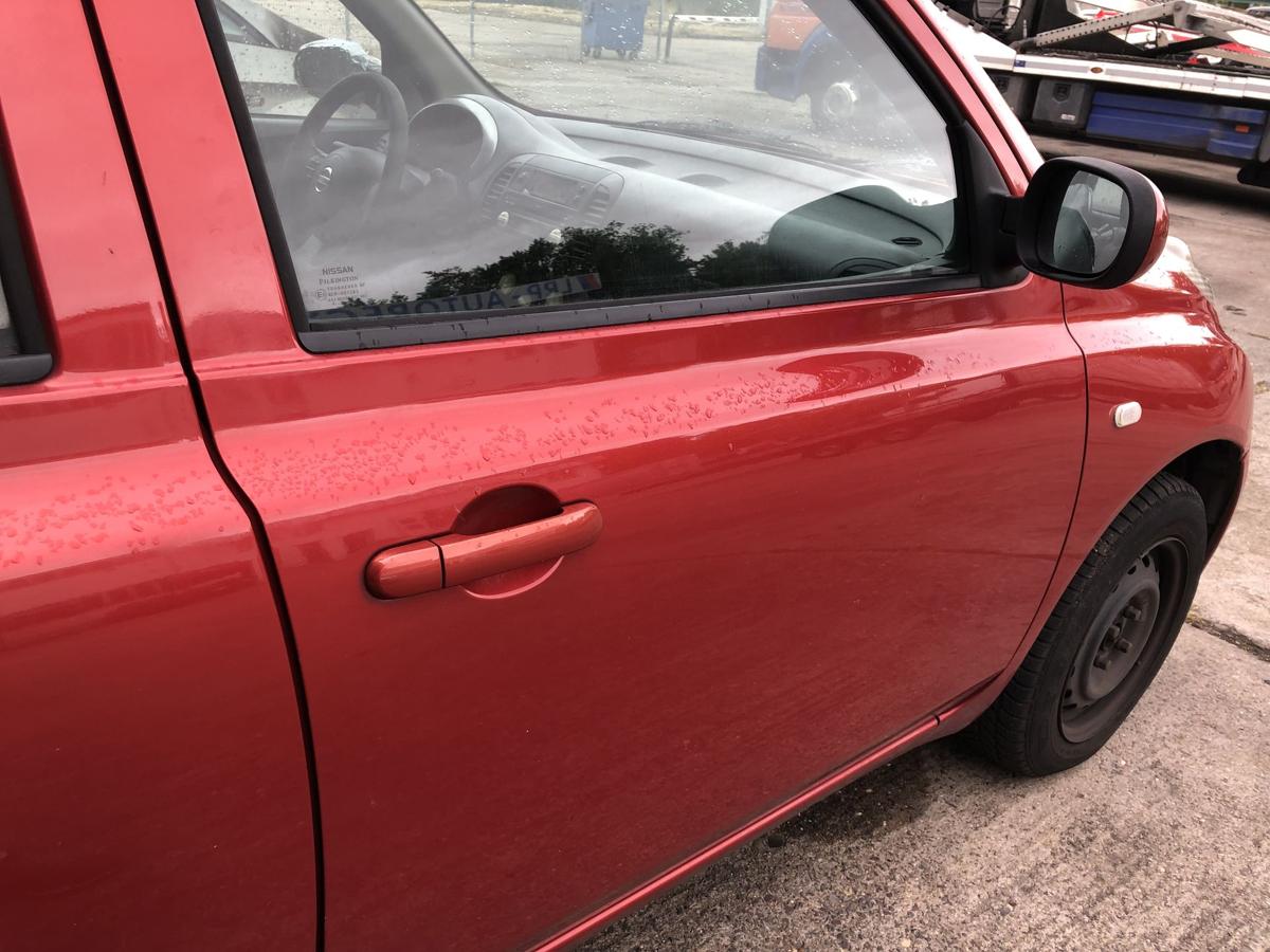 Nissan Micra K12 Tür vorn rechts Beifahrertür 5 türer A32 Emotion Red Rohbau