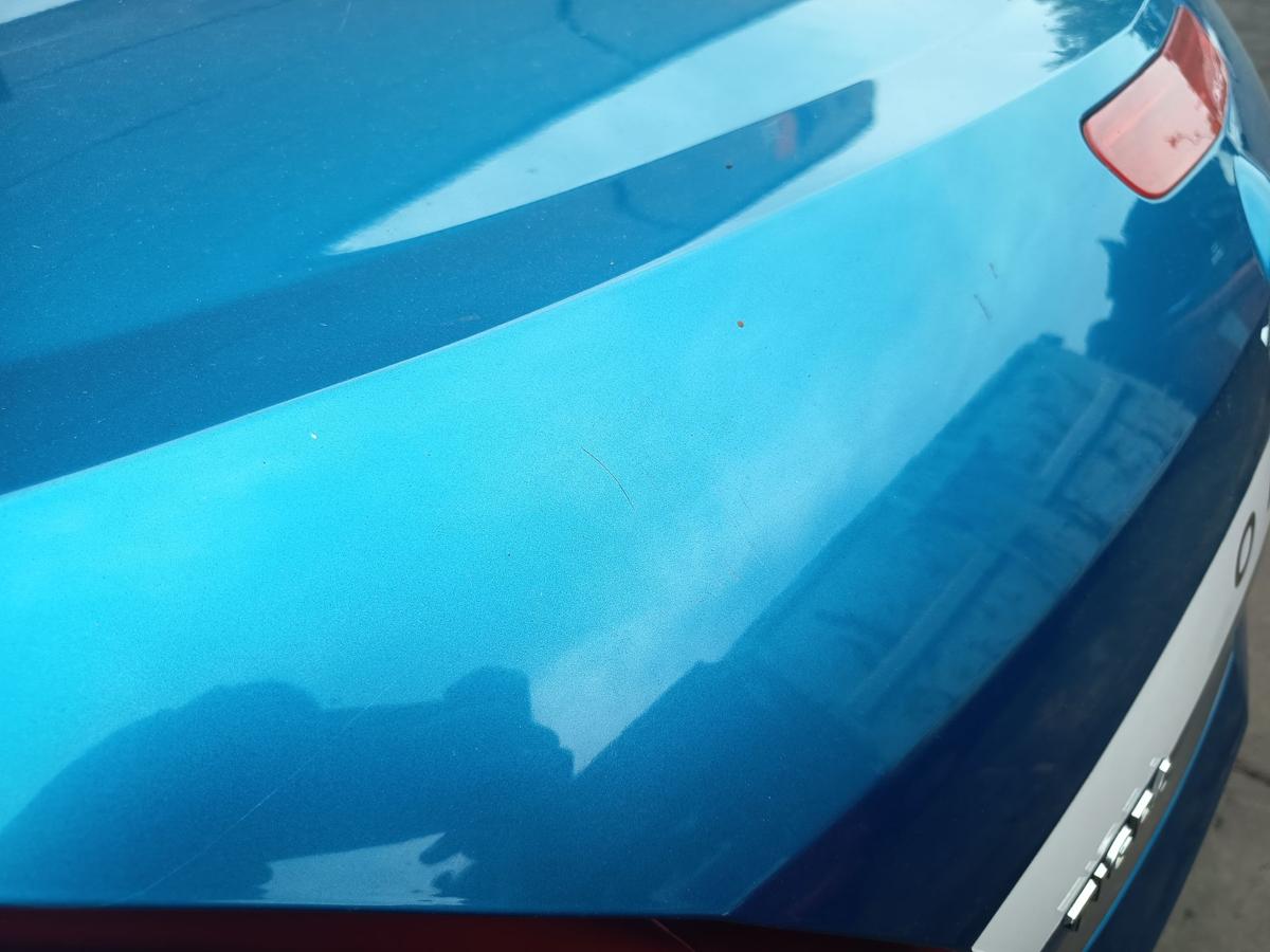 Opel Tigra Twintop original Heckklappe Deckel hinten Z21H Antiguablau Bj 2007