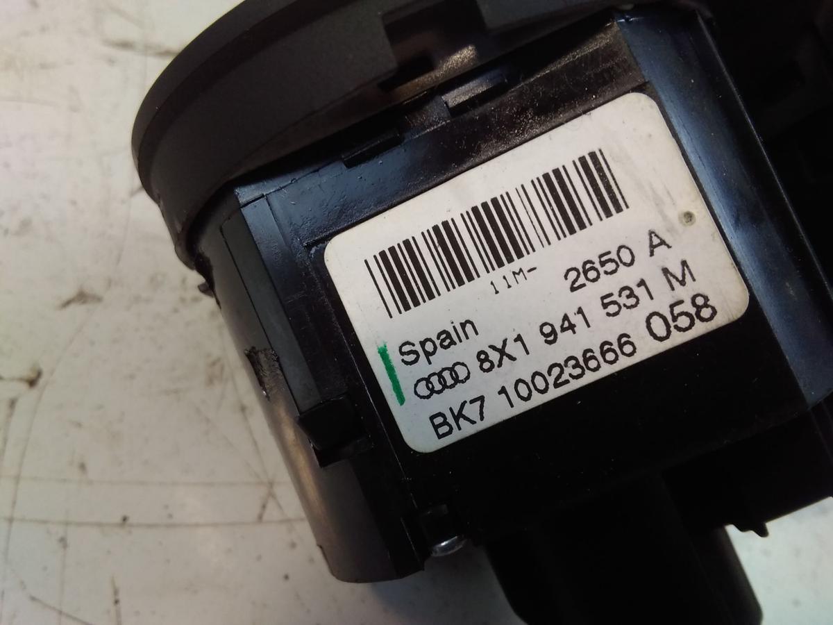 Audi A1 8X original Lichtschalter f&uuml;r Lichtautomatik NSW 8X1941531M BJ2010