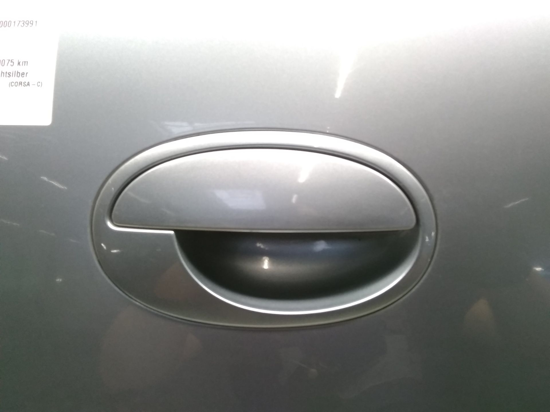 Opel Corsa C Tür hinten rechts graumetallic Z163 lichtsilber Bj.2004