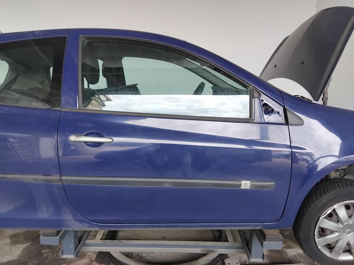 Renault Clio 3 orig.Tür vorn rechts Beifahrertür OV460 Königsblau 3türig BJ2008