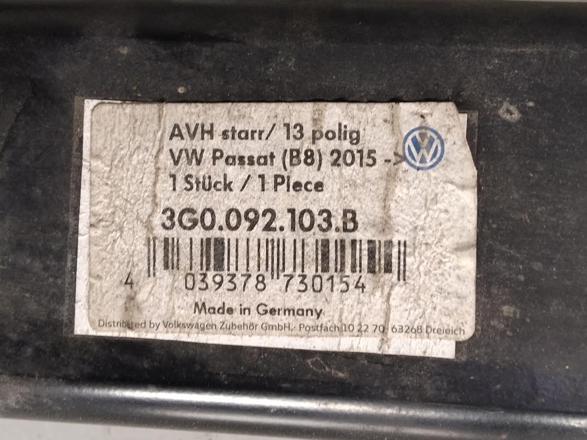 VW Passat 3G B8 Variant Kombi original Anh&auml;ngerkupplung starr 3G0092103B Bj2017