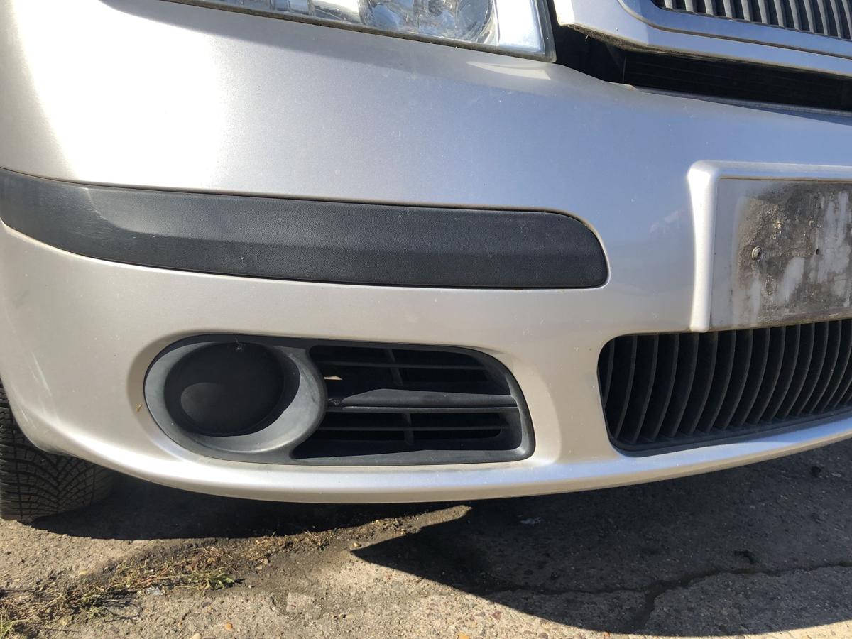 Skoda Fabia 6Y Stoßfänger vorn Frontschürze Facelift ab 2004 LF7T Diamantsilber