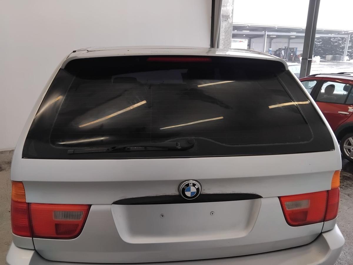 BMW X5 E53 Heckklappe Oberteil titansilbermetallic 354/7 mit Scheibe BJ2000