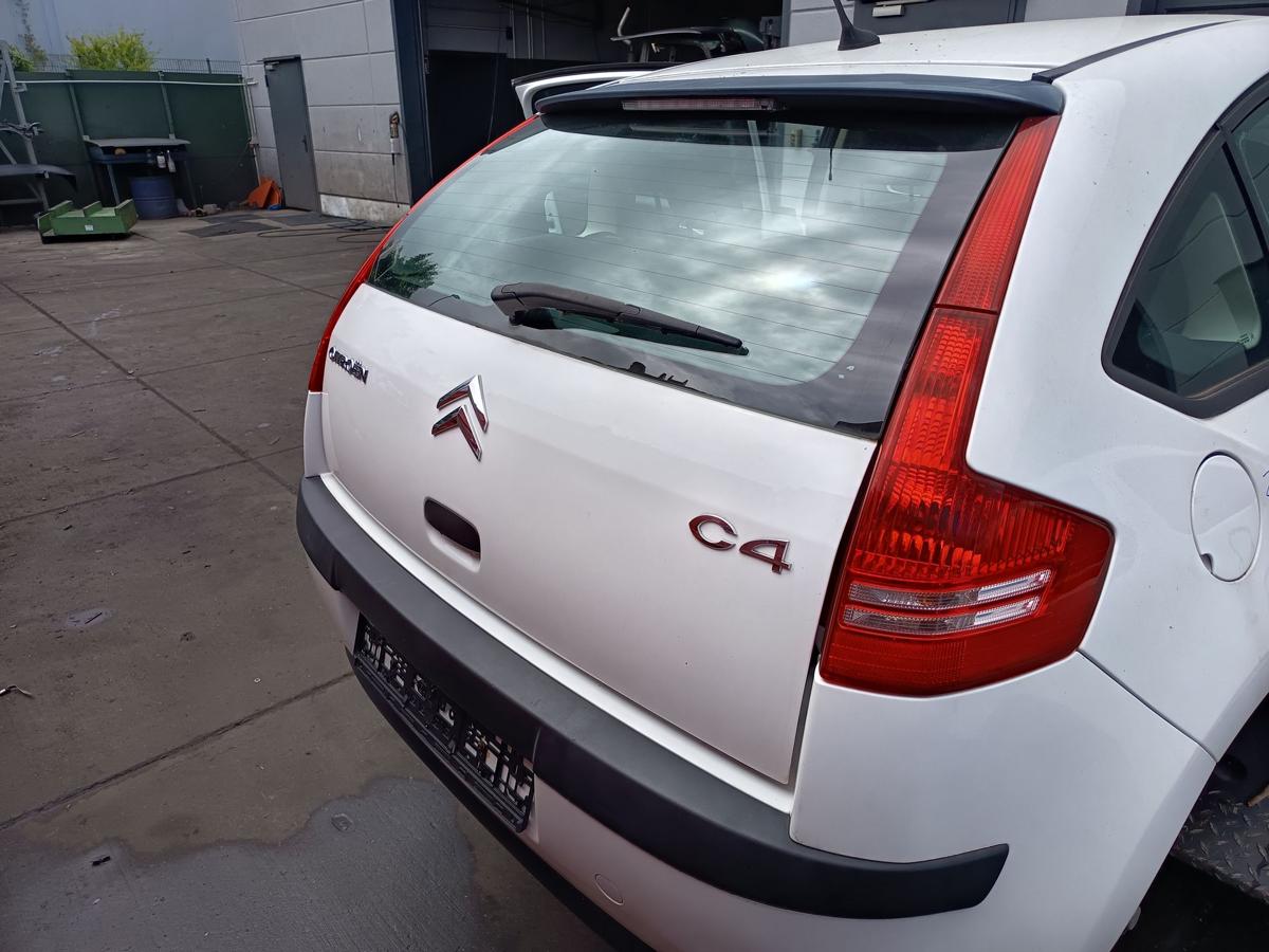 Citroen C4 original Heckklappe mit Scheibe EWP Schneeweiß Bj 2008