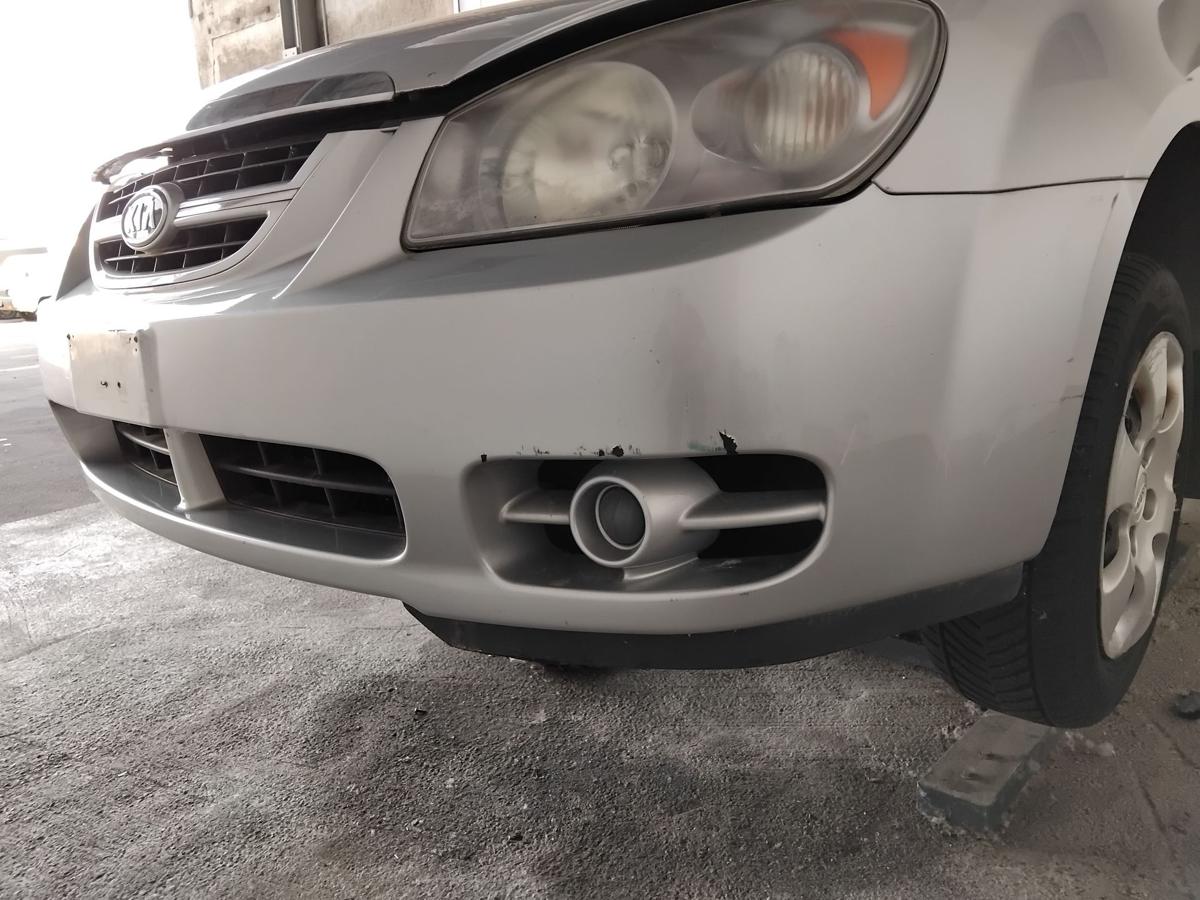Kia Cerato FE original Sto&szlig;stange Stossf&auml;nger vorn 6C clear silver BJ2006