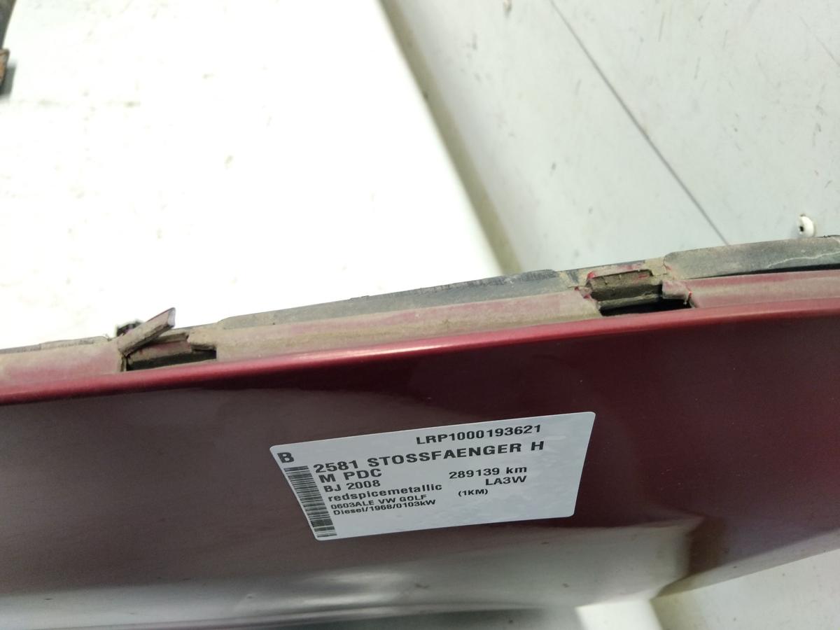 VW Golf 5 Variant original Stoßfänger Stoßstange hinten mit PDC Bj.2008
