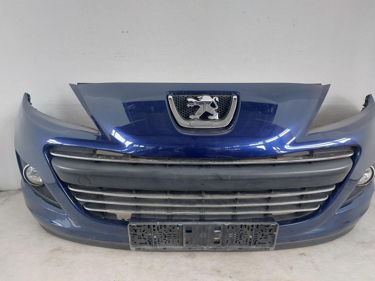 Peugeot 207SW Sto&szlig;f&auml;nger vorn NSW Frontsch&uuml;rze Frontsto&szlig;stange KPL blau