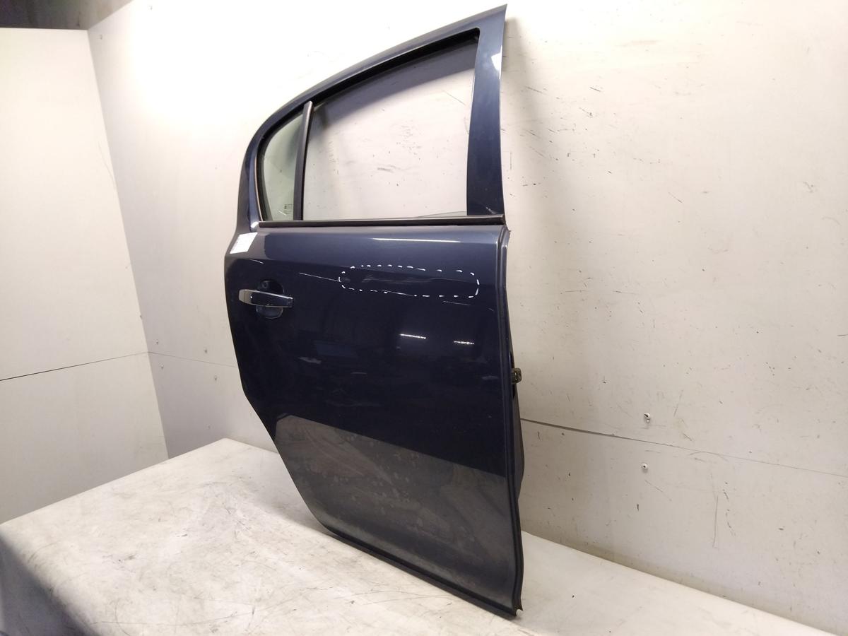 Opel Corsa D T&uuml;r hinten rechts metroblaumetallic Z168 Bj.2009