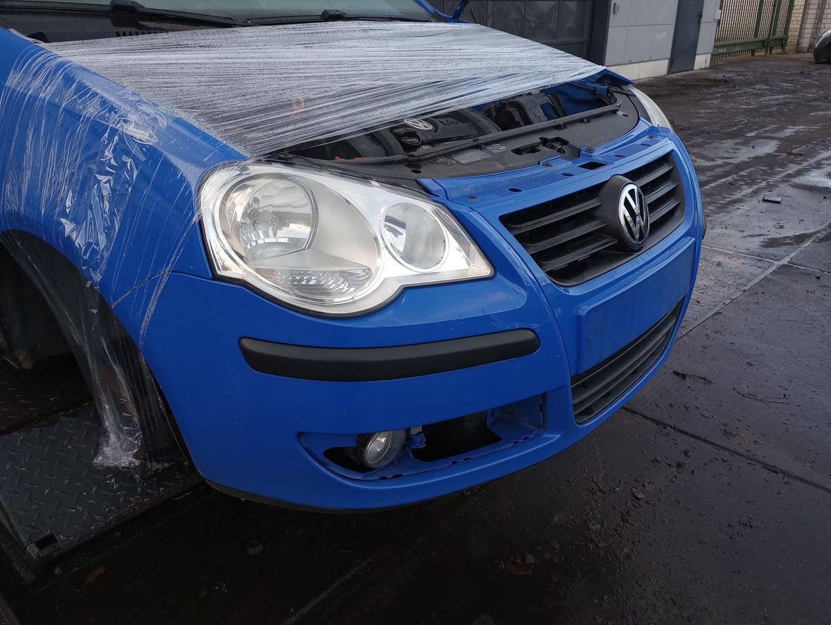 VW Polo 9N3 original Stoßstange Stossfänger vorn/Front NSW A5F Summer blue Bj 06