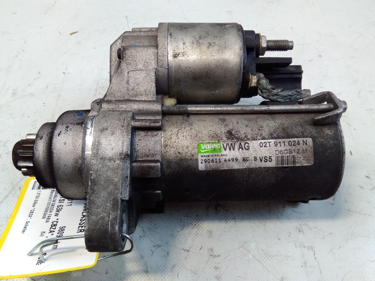 Skoda Fabia 2 5J original Anlasser Starter 02T911024N Valeo 1.2TSI 63kw BJ2011
