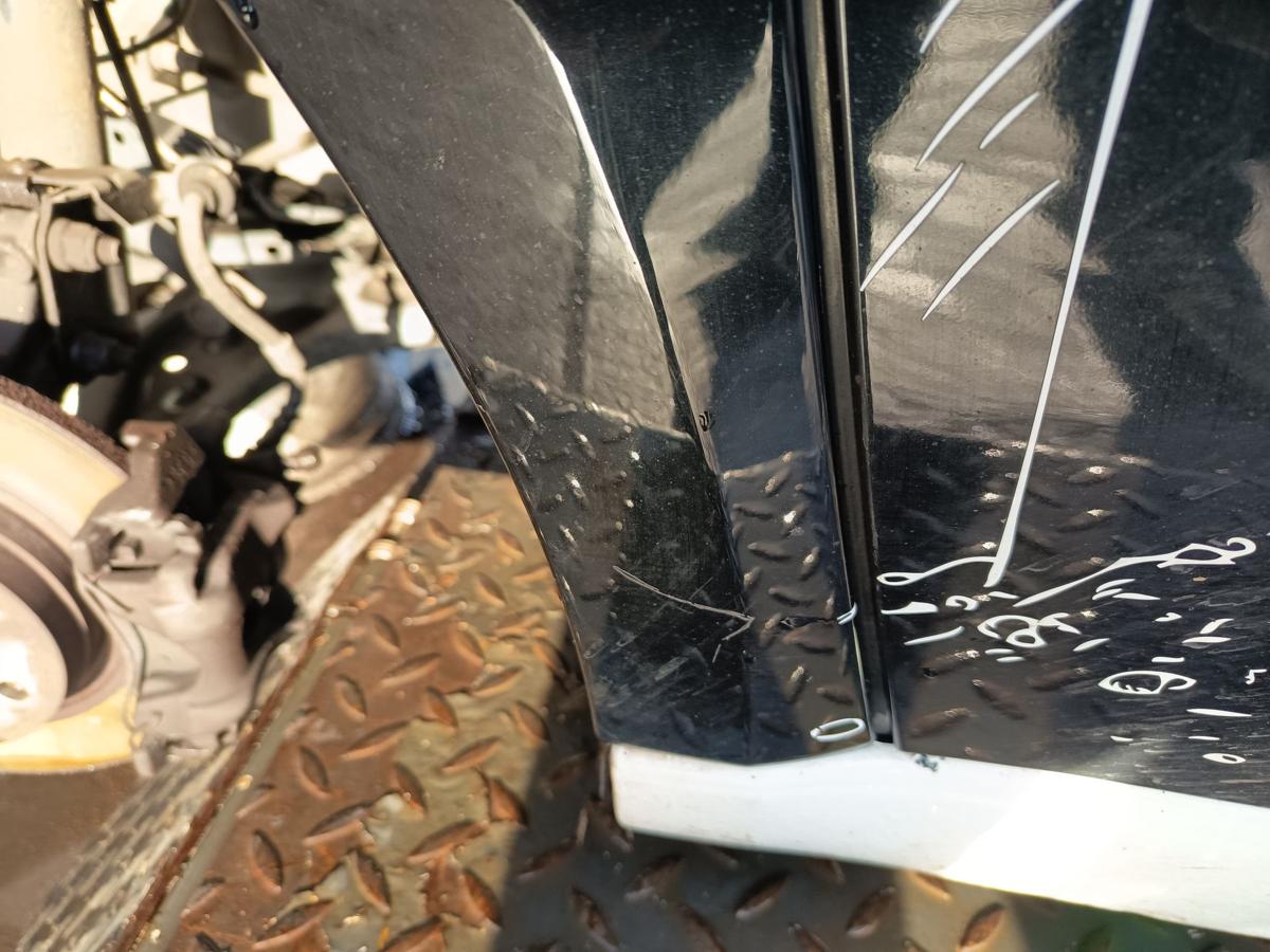 Smart Fortwo Coupe 453 original Kotfl&uuml;gel links ECA schwarz vor Facelift Bj 2016