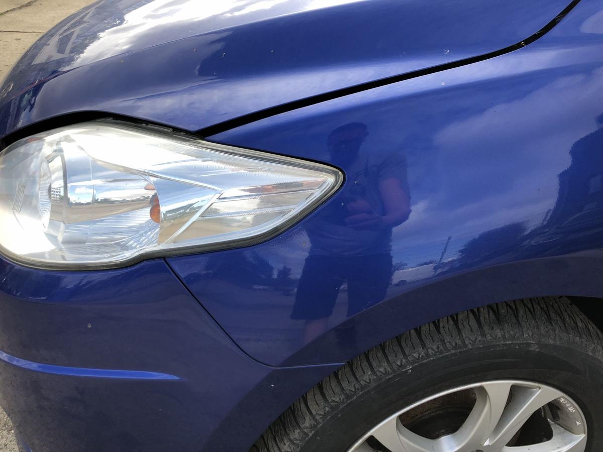 Mazda 5 CR ab 2008 Kotfl&uuml;gel vorn links Fahrerseite 34J Aurora Blue