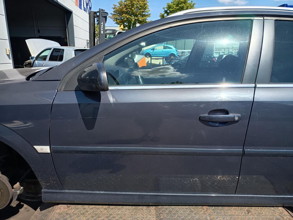 Opel Signum original T&uuml;r vorne links Z168 Metro Blau Baujahr 2007