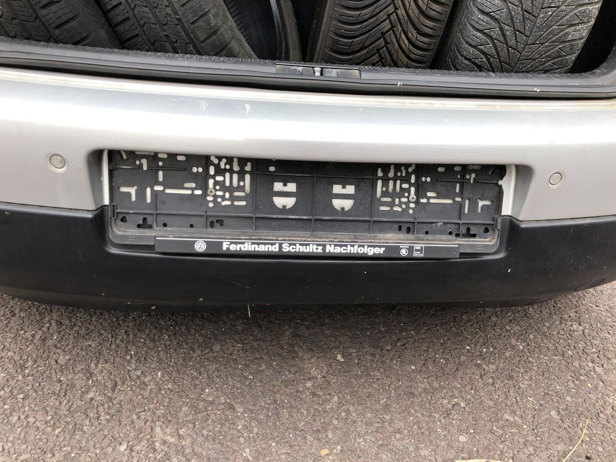 VW Golf 5 1K Sto&szlig;f&auml;nger hinten Hecksch&uuml;rze mit PDC LA7W Reflexsilber Metallic