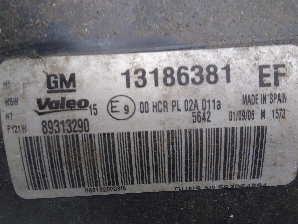 Opel Corsa D original Scheinwerfer links chrom Halogen mit LWR BJ2006