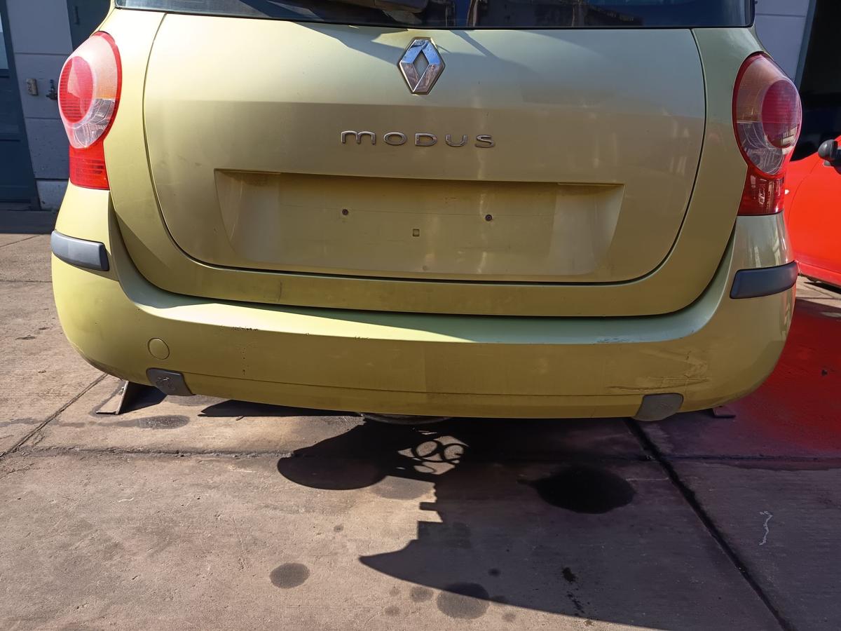 Renault Modus original Sto&szlig;stange hinten TED99 Gr&uuml;n vor Facelift Bj 2005