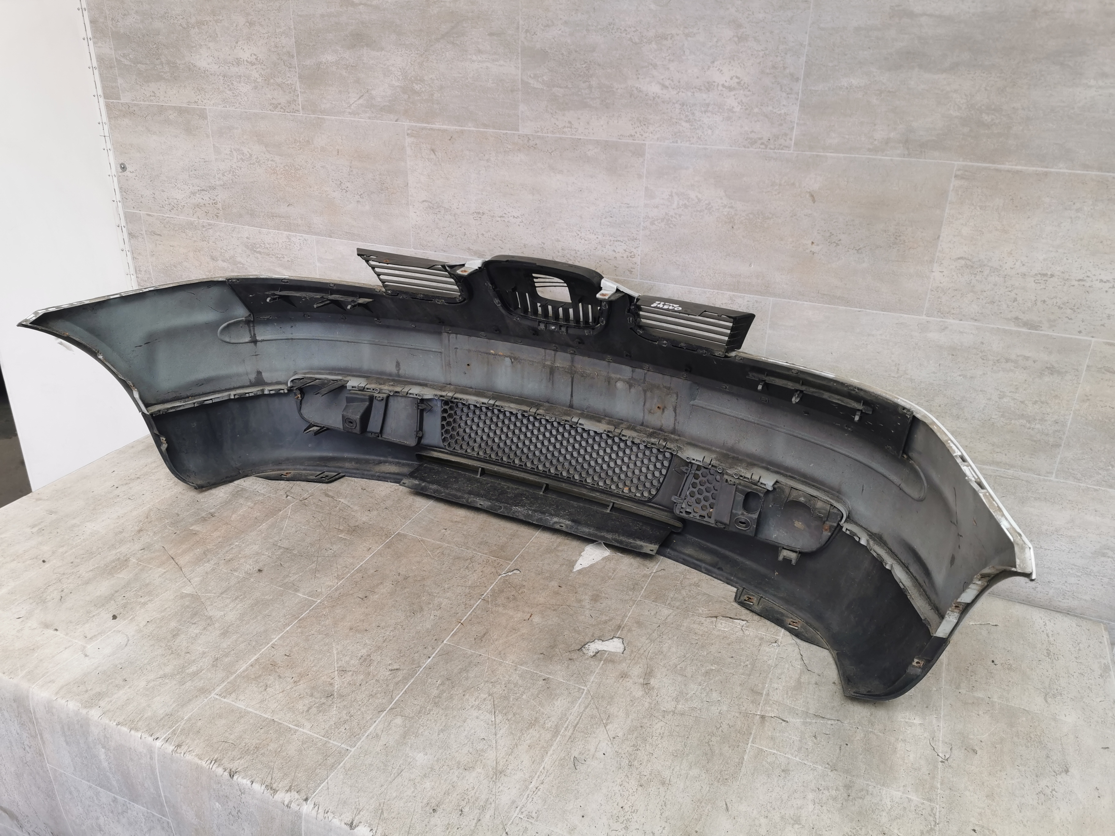 Seat Arosa 6H 00-04 Stoßstange vorn Stoßfänger weiß Facelift