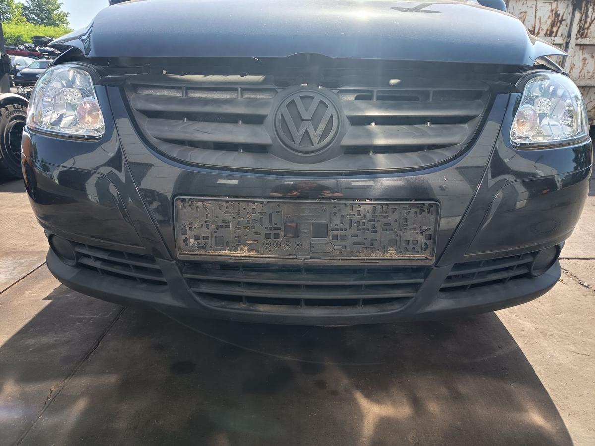 VW Fox original Sto&szlig;stange vorne LC9Z Black Magic Metallic Baujahr 2009