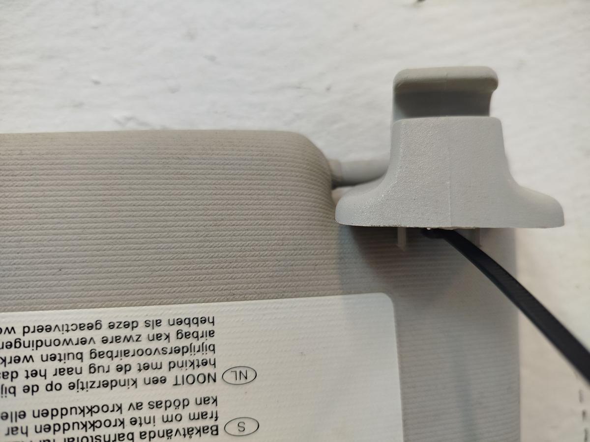 VW Passat 3C B7 Variant Sonnenblende vorn rechts Beifahrerseite mit Spiegel