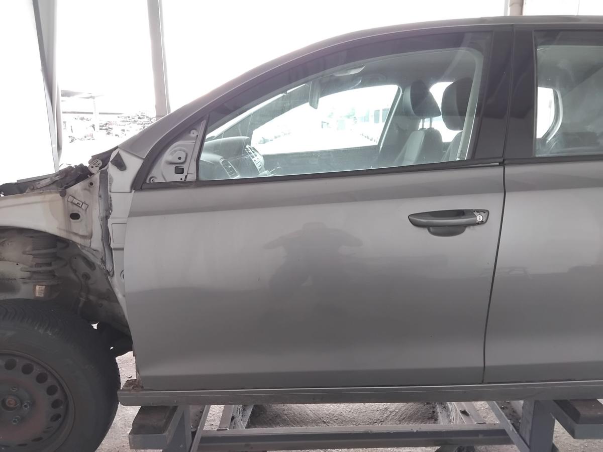 VW Golf 6 T&uuml;r vorn links Fahrert&uuml;r LA7T unitedgrey 5-T&uuml;rer BJ2009