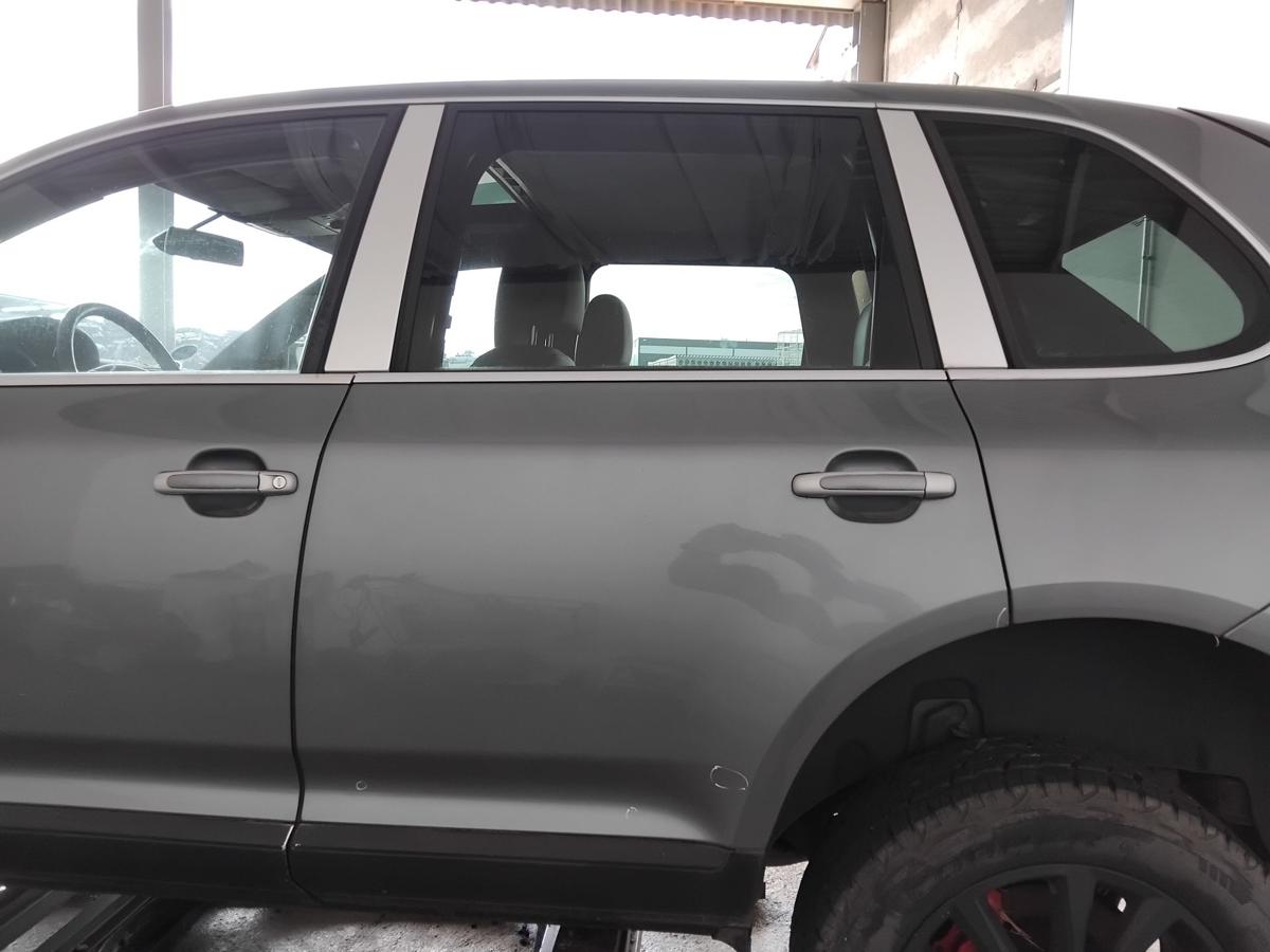 Porsche Cayenne 9PA Turbo Tür hinten links LD7Z Titanium Rohbau BJ2003